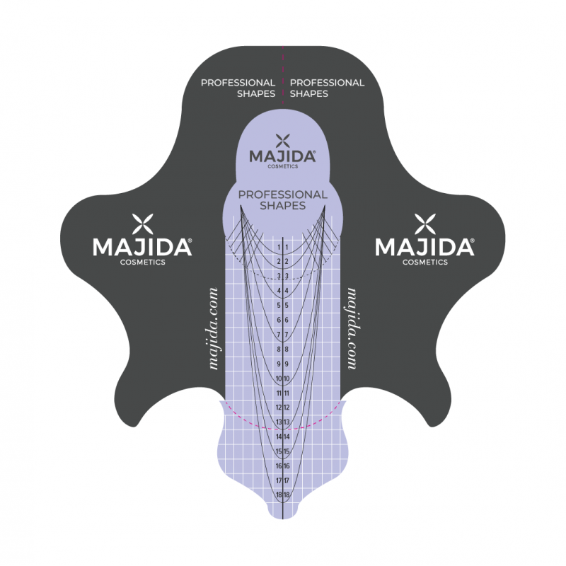 NAIL FORM - PROFESSIONAL SHAPES PAPER 100 PCS.