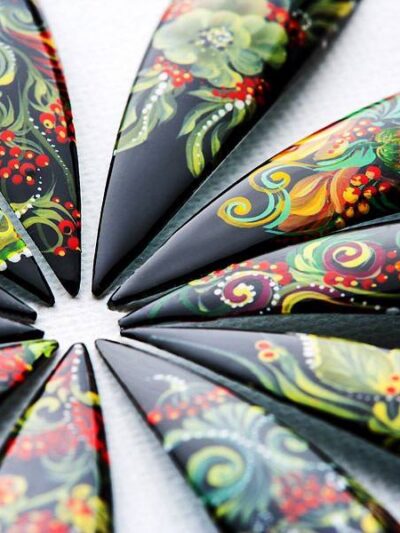 Artistic Nail Painting (work in group)